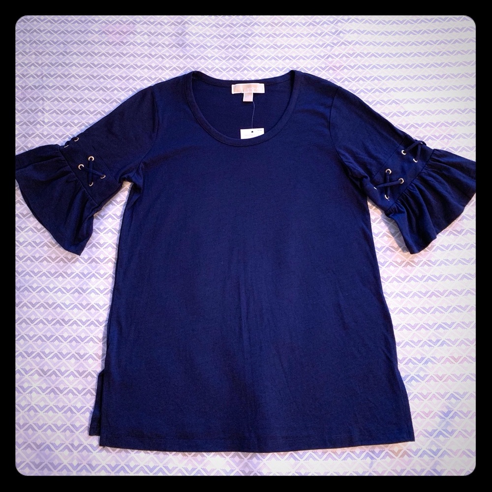 NWT MICHAEL  MK Women’s (Size XS) Bell Sleeves Top